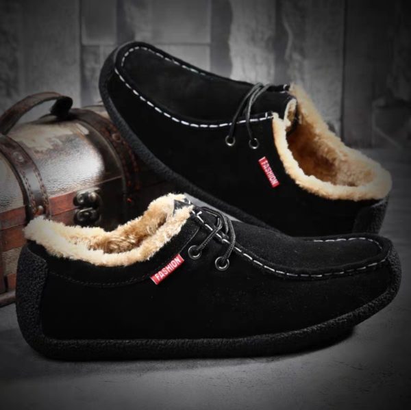 Autumn Casual Fur Men’s Shoes #SH5 - Image 4