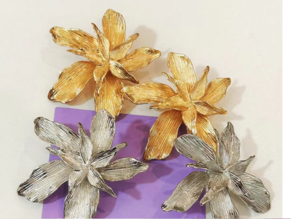 New lily full of diamond earring #FEA 5