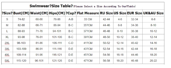 Plus size two piece women bikini #FSW4 - Image 6